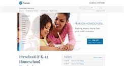 Desktop Screenshot of pearsonhomeschool.com