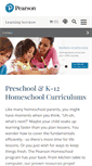 Mobile Screenshot of pearsonhomeschool.com